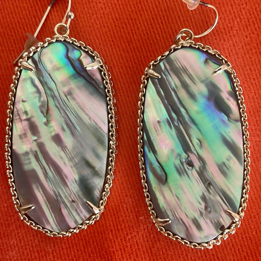 NEW Kendra Scott Iridescent Drop Earrings